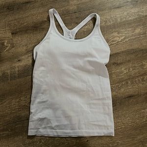 lululemon ebb to street tank light blue size 10